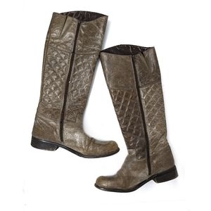 Steve Madden Reggo Quilted Riding Boots size 10